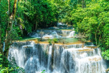 Huay Mae Kamin Waterfall, Kanchanaburi Tayland
