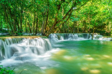 Huay Mae Kamin Waterfall, Kanchanaburi Tayland