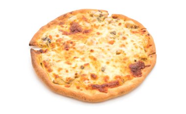 Kremalı mantarlı pizza