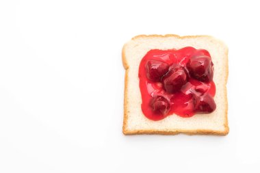 çilek reçeli ile ekmek