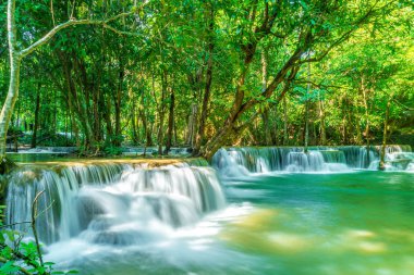Huay Mae Kamin Waterfall, Kanchanaburi Tayland