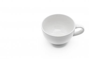 Boş beyaz kahve Kupası 