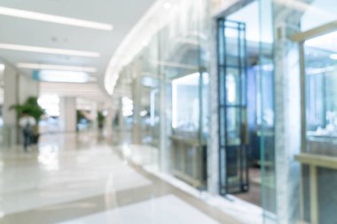 Lüks alışveriş merkezinde soyut bulanıklık