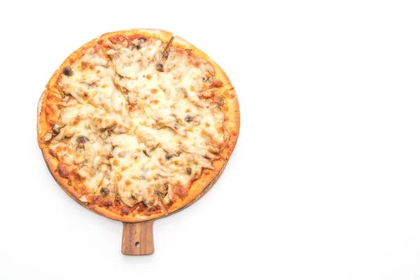 Pizza z pieczarkami w sosie miso — Zdjęcie stockowe