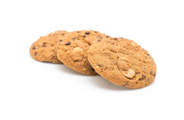 çikolata parçaları ve kaşu fındık kurabiye