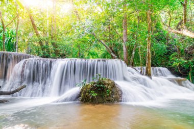 Huay Mae Kamin Waterfall, Kanchanaburi Tayland
