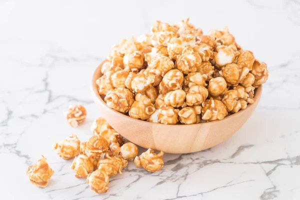 Popcorn met karamel — Stockfoto