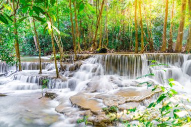 Huay Mae Kamin Waterfall, Kanchanaburi Tayland