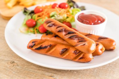 sebzeli ızgara sosis