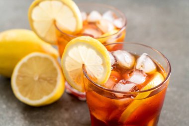 Limonlu buzlu çay