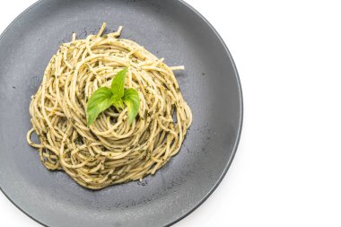 Spagetti krem peynir pastırma ile