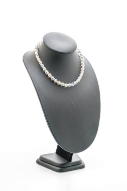 güzel ve lüks kolye takı ile boyun standı 