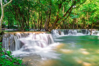 Huay Mae Kamin Waterfall, Kanchanaburi Tayland