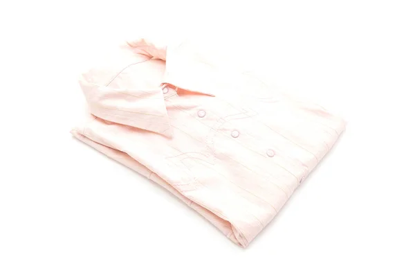Hajtogatott ing, fehér háttér — Stock Fotó