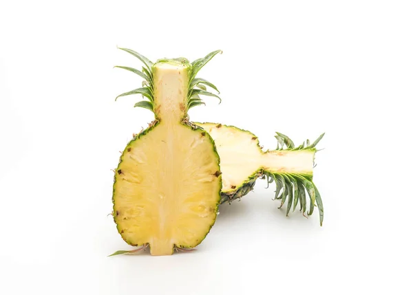 Fresh pineapple on white background — Stock Photo, Image