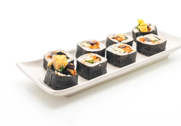 Sushi roll - japán élelmiszer-stílusban — Stock Fotó