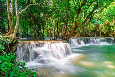 Huay Mae Kamin Waterfall, Kanchanaburi Tayland