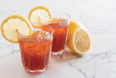 Limonlu buzlu çay