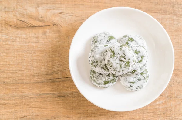 Tè verde mochi con fagioli rossi — Foto Stock