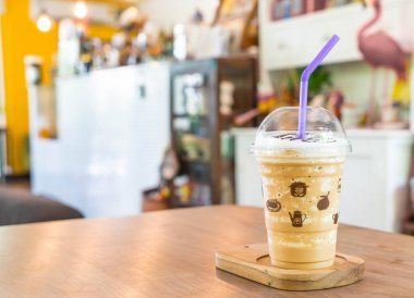 Buzlu kapuçino kahve frappe 