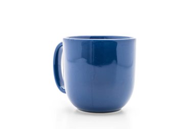 Mavi seramik kupa