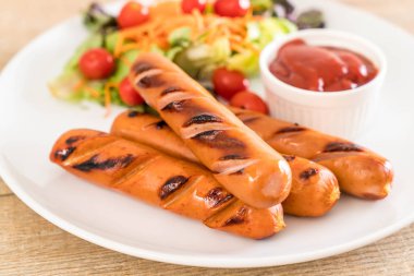 sebzeli ızgara sosis