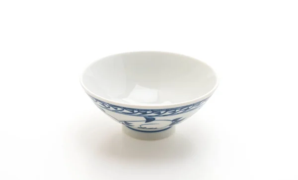 Old and vintage bowl on white background — Stock Photo, Image