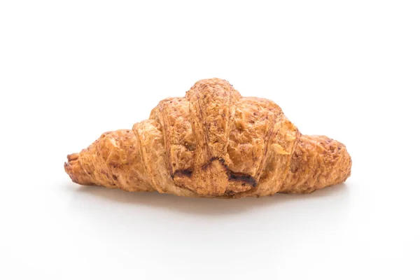 Wholewheat croissant på vit bakgrund — Stockfoto