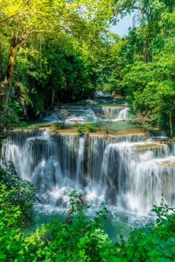Huay Mae Kamin Waterfall, Kanchanaburi Tayland