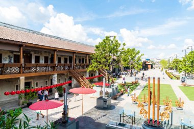 Bangkok, Tayland - Kasım 10:2017: Lhong1919 olan yeni bir turist att