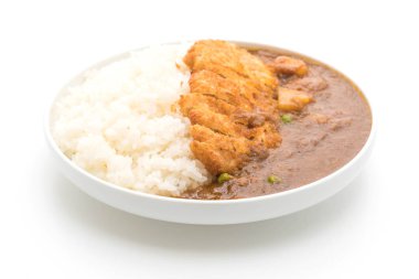 pirinç Köri soslu kızarmış pirzola domuz eti