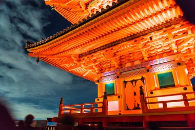 Kiyomizu-dera Tapınağı güzel mimari Kyoto.