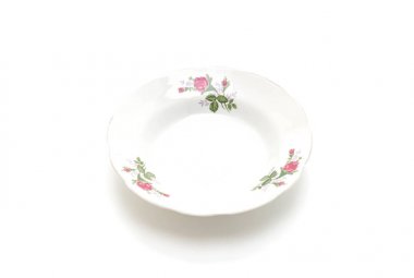 beyaz arkaplan üzerindeki plaka