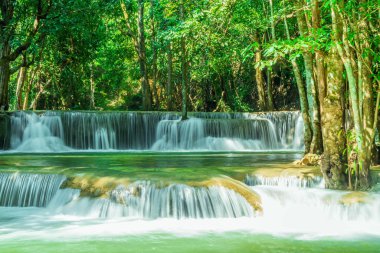 Huay Mae Kamin Waterfall, Kanchanaburi Tayland