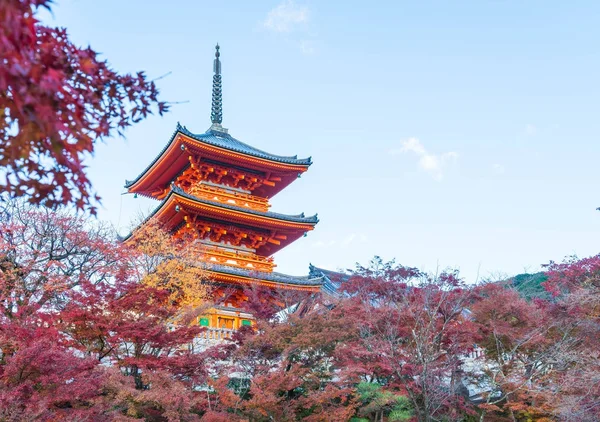 Kiyomizu-dera Tapınağı güzel mimari Kyoto,.