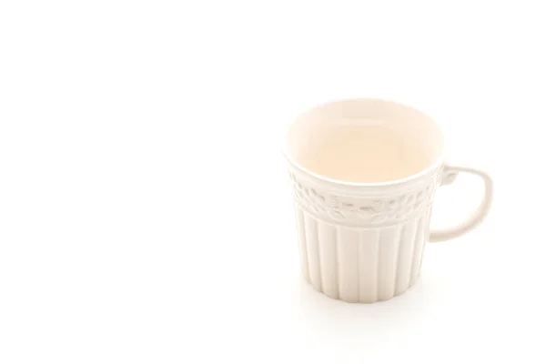 Taza vintage sobre fondo blanco — Foto de Stock