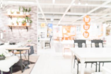 Soyut bulanıklık ve ufuk mobilya Dekorasyon iç shoppi