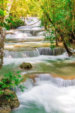 Huay Mae Kamin Waterfall, Kanchanaburi Tayland