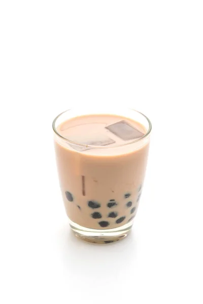 Tè al latte freddo con bolla — Foto Stock