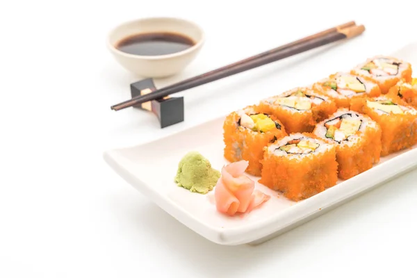 Rollo de sushi california - estilo de comida japonesa — Foto de Stock