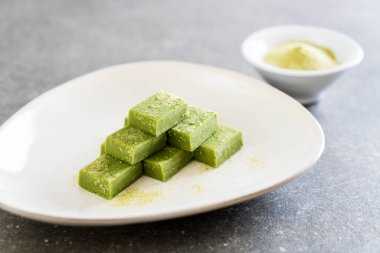 yumuşak çikolata yeşil çay 