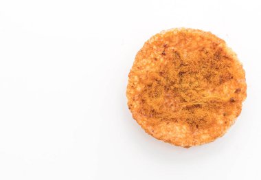 rendelenmiş domuz pirinç kraker ile kurutulmuş