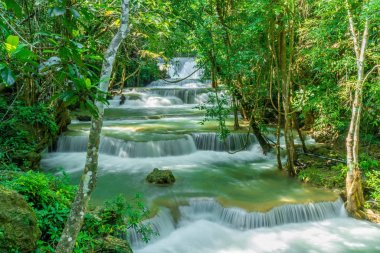 Huay Mae Kamin Waterfall, Kanchanaburi Tayland