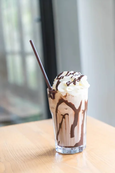 Coklat milkshake smoothie — Stok Foto