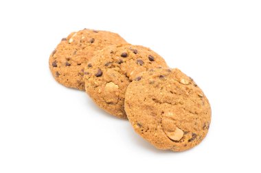 çikolata parçaları ve kaşu fındık kurabiye