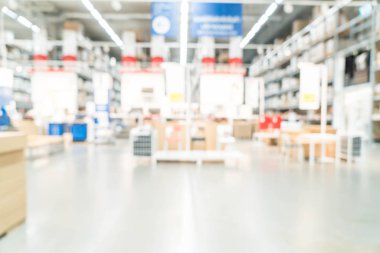 Soyut bulanıklık ve ufuk mobilya Dekorasyon iç shoppi