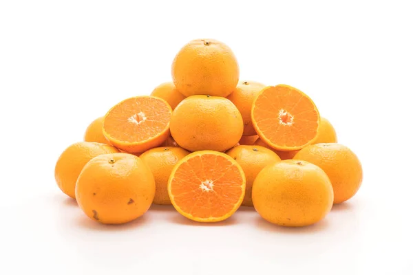 Fresh orange on white background — Stock Photo, Image