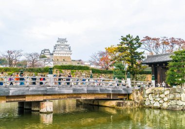 Himeji, Japonya - 20 Kasım 2016-Himeji Kalesi, Unesco Dünya H