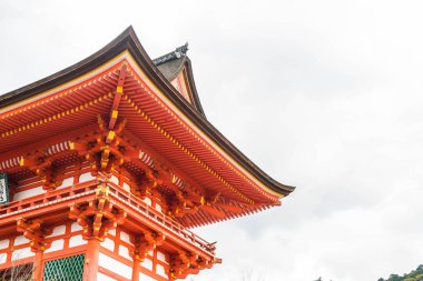Kiyomizu-dera Tapınağı güzel mimari Kyoto,.