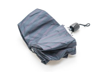 Beyaz arkaplanda şemsiye